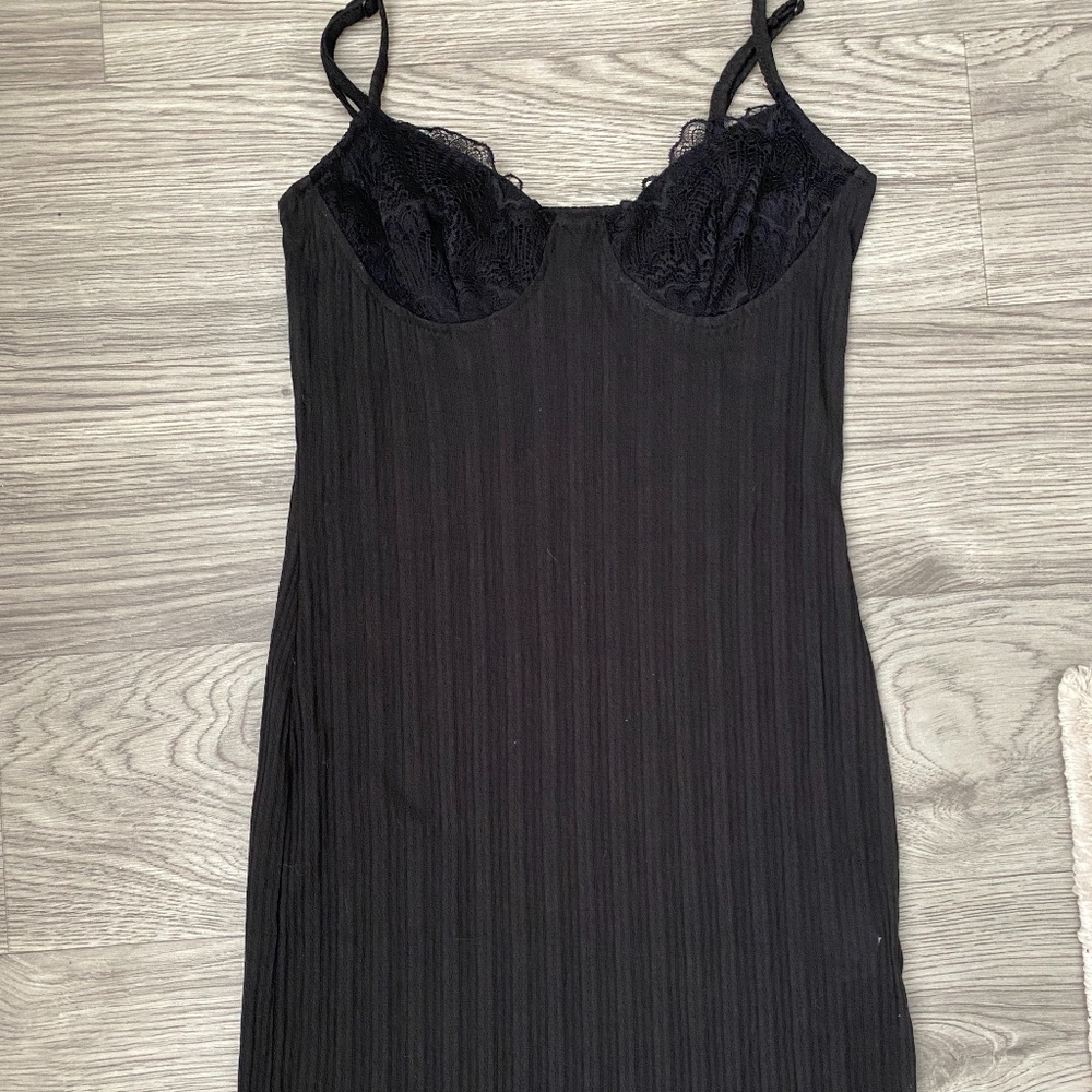 Shein XS Black Mini Dress